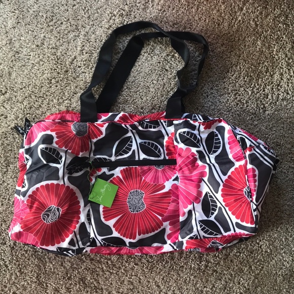 vera bradley collapsible duffel